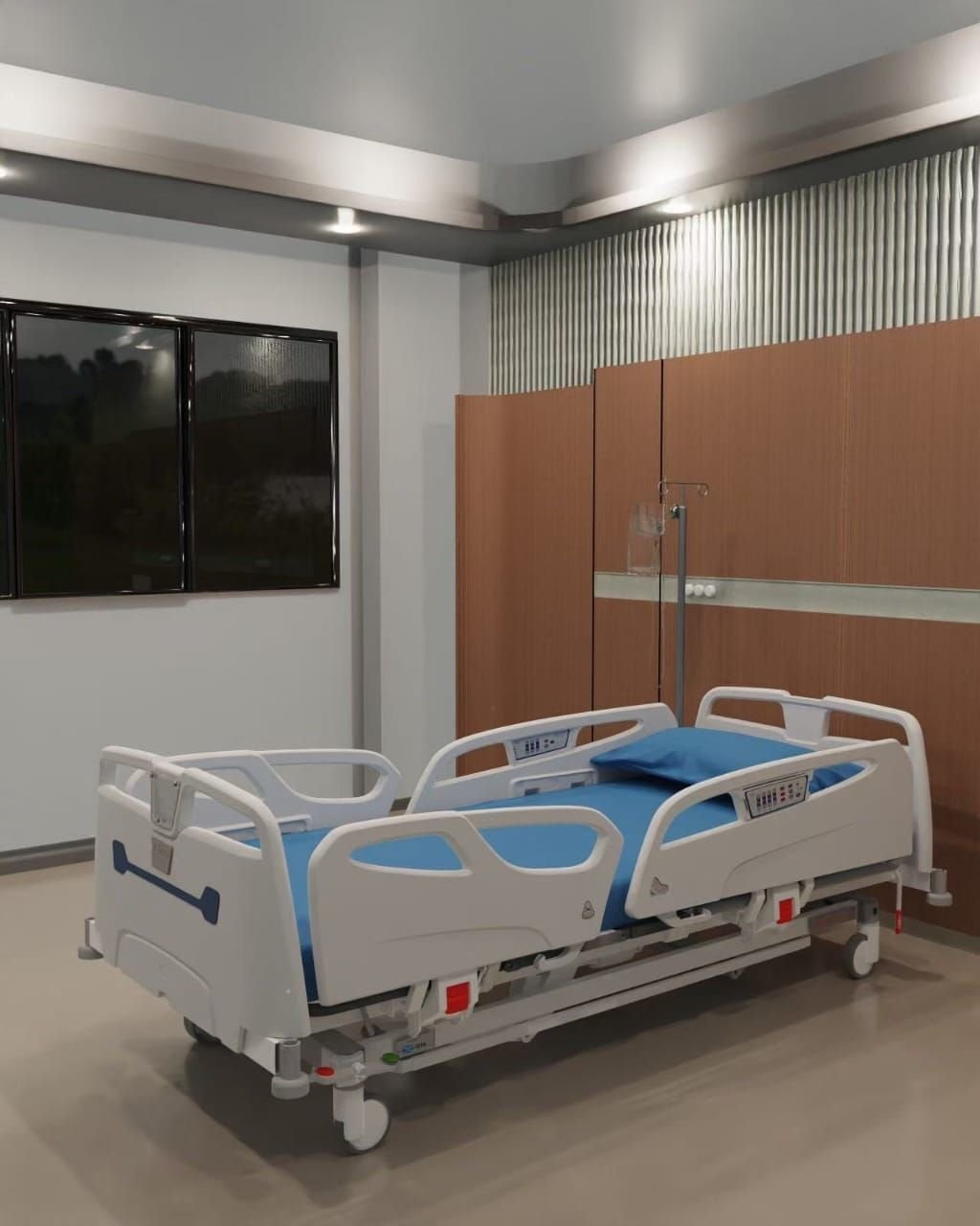 Hospital patient bed